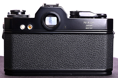 Nikomat EL Black 35mm Film SLR c/w N. K. NIKKOR-S 50mm f/1.4 Lens