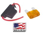 In-Line Car MAXI Blade Fuse Holder Waterproof 8 AWG With 40 Amp Fuse 12V/24V/32V