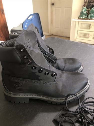 Timberland Jacquard 6 inch Boots Black 