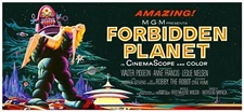 FORBIDDEN PLANET (1956) - 24 sheet billboard fully restored movie poster!