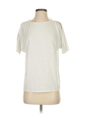 Jones New York Women Ivory Short Sleeve T-Shirt S