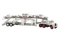 Brekina 90500 Set Dodge Autotransporter Mit 3 Pkw, 1975, Hurricane, H0, Neu 2026