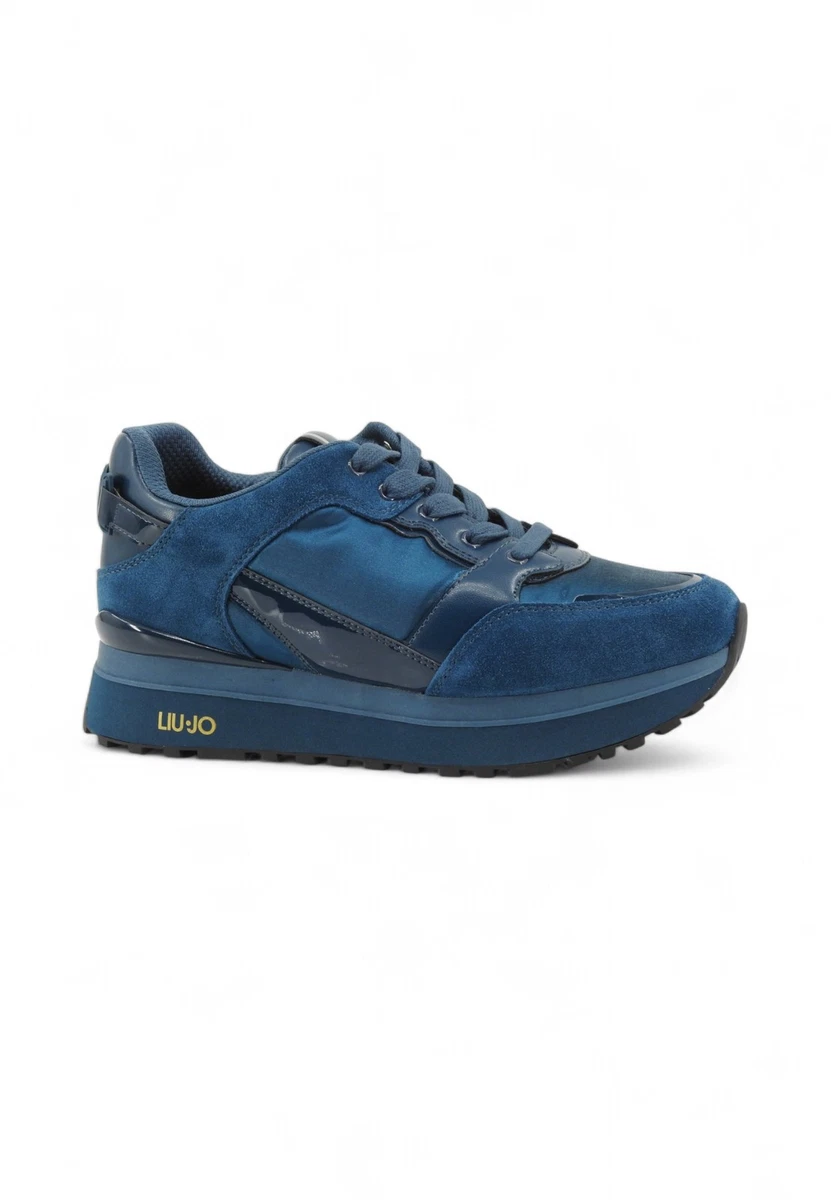 GIOSEPPO Conger Sneakers Donna Blu | Pelle, Comode, Suola Piattaforma