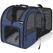 Multi-Purpose Outdoor Pet Carrier Backpack for Small Dogs Cats - 17Lbs Max