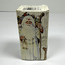 POLYSTONE WINTER WONDERLAND SANTA LAMP FINIAL...