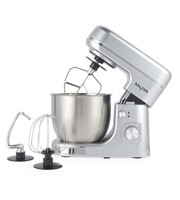 Salter Aspen Electric Stand Mixer 8 Speeds Stainless Steel 5L Mixing Bowl Silver