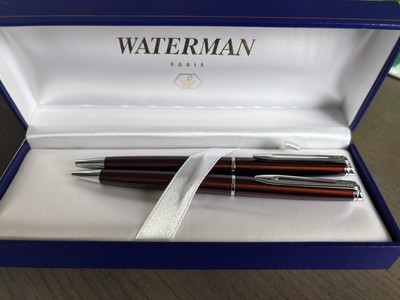 Waterman Hemisphere Cognac Ballpoint/pencil Set 