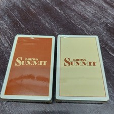 Loews Summit Vintage Playing Cards Set - Double Deck - Made In USA - Sealed With