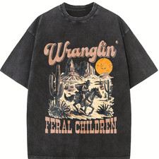 Wranglin Feral Children Western Cowboy Vintag...