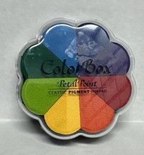 Color Box Petal Point Pigment Pad Carnival Pinkwheel Acid Free Multicolored