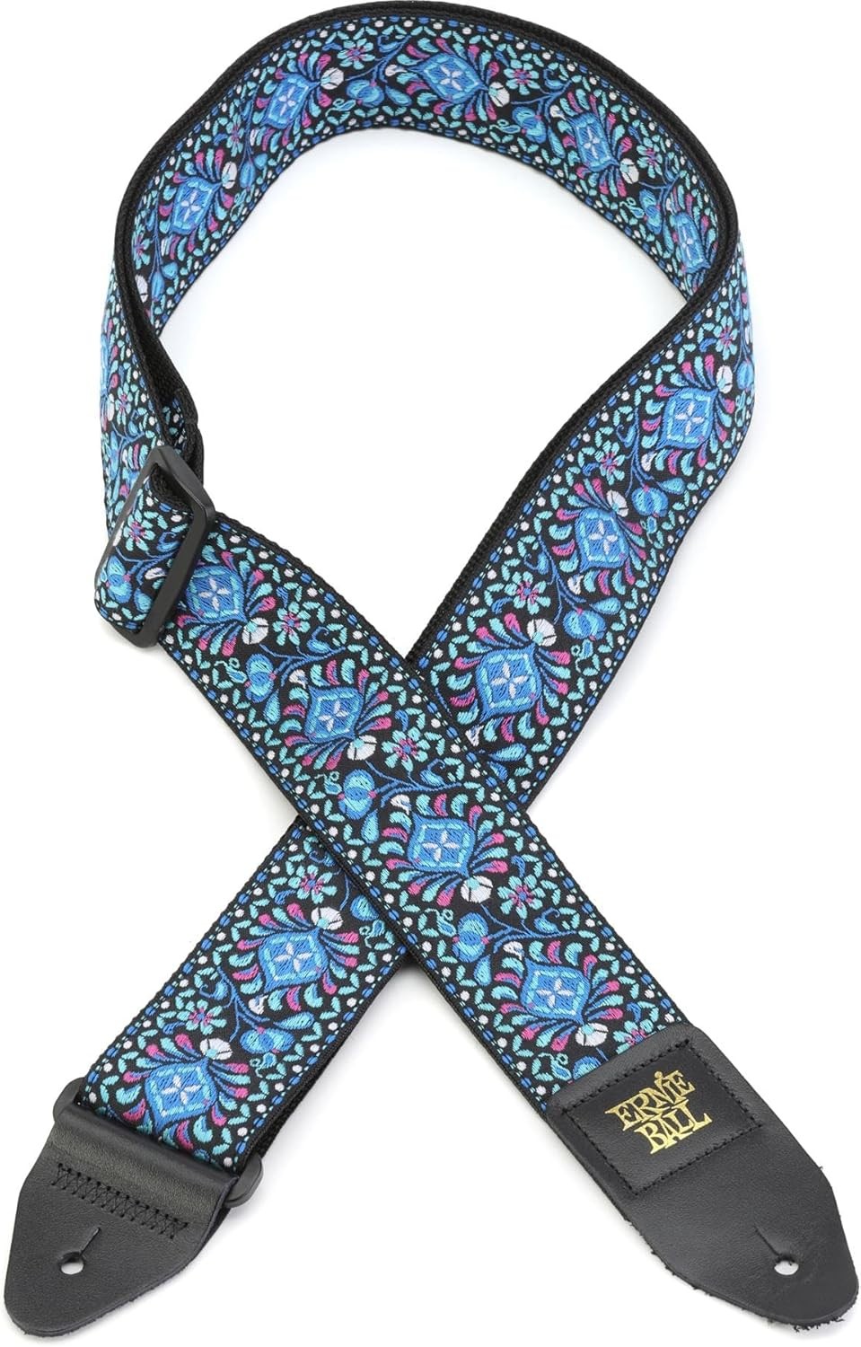 Ernie Ball Indigo Orchid Jacquard Guitar Strap