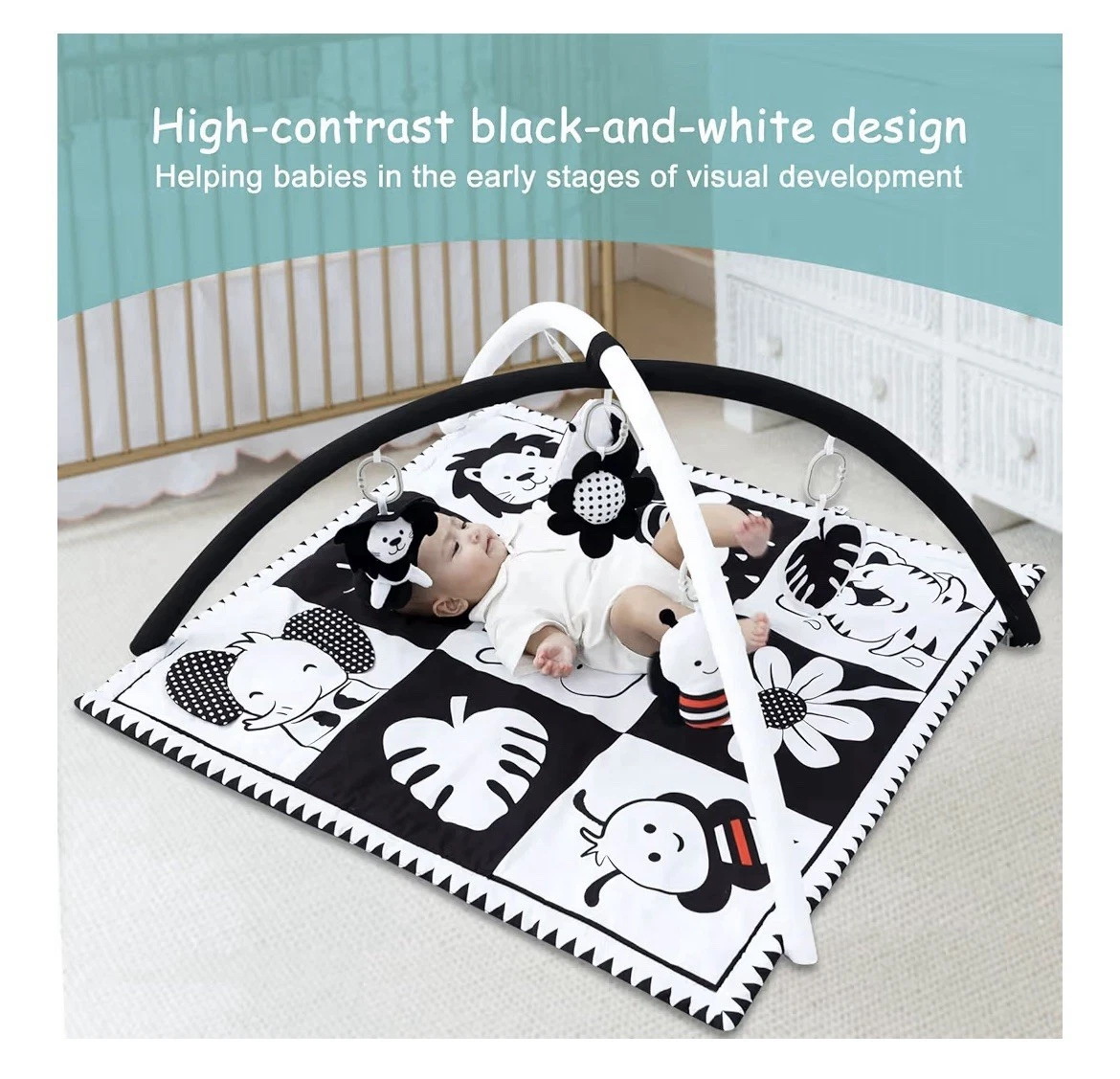Lovvie & Joy Baby Play Activity Gym Tummy Time Mat for Infant 0 to 12 Months
Opens in a new window o