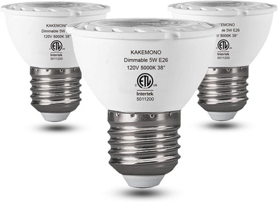 PAR16 LED Bulbs Dimmable 5W Short Neck Track Spot Light,50Watt Halogen Replaceme