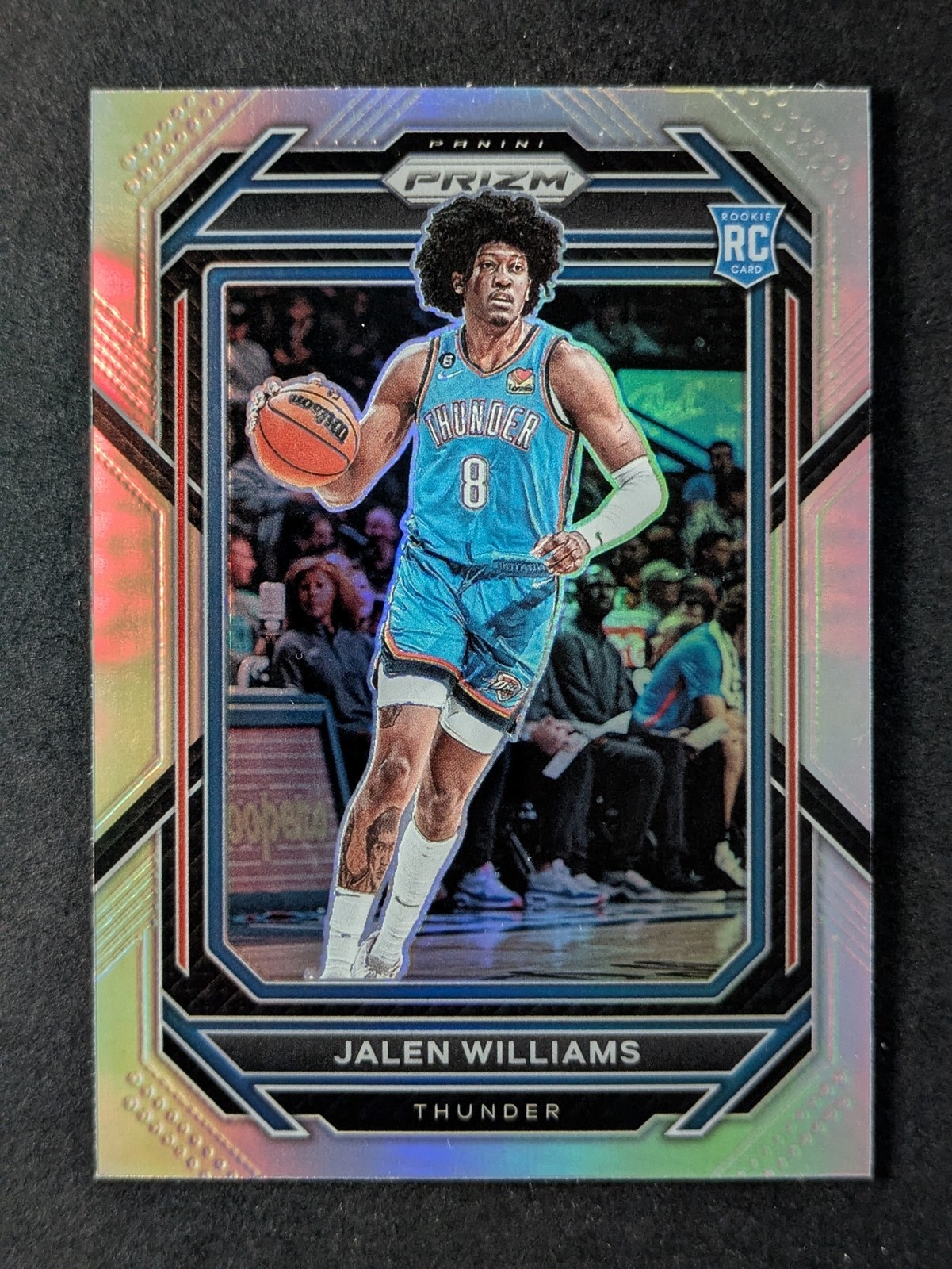 2022-23 Panini Prizm JALEN WILLIAMS RC Silver Prizm Oklahoma City Thunder #246