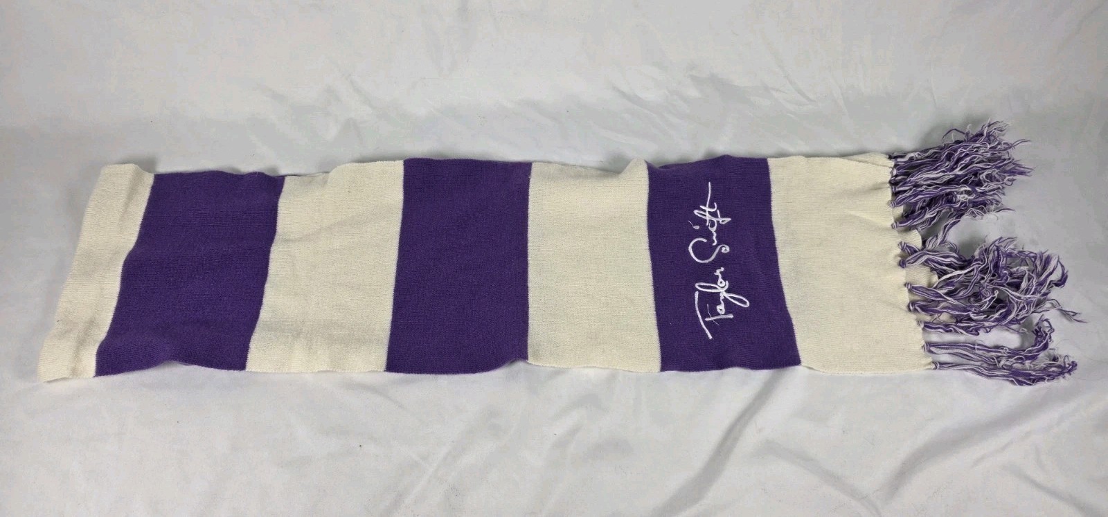 TAYLOR SWIFT Speak Now Purple Winter Scarf OFFICIAL Concert Tour Merch RARE image 4