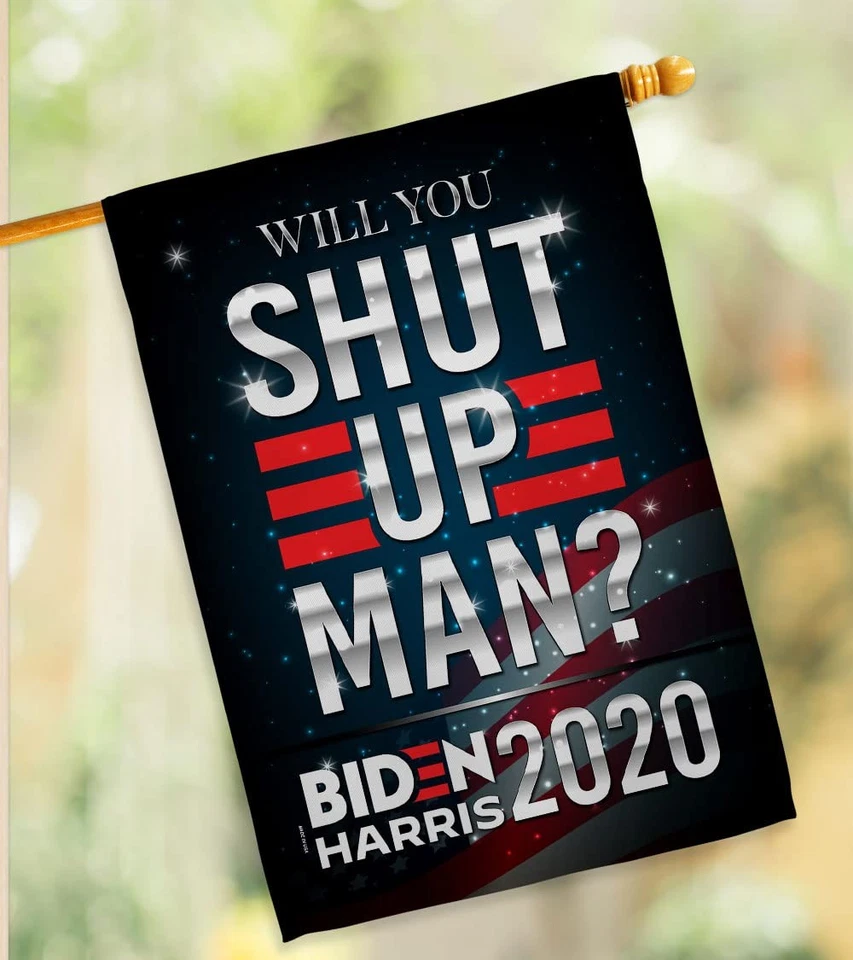 Will You Shut Up Flag – USA Patriotic Garden Banner, 28x40, Double-Sided - Imagem 2 de 4