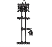 5-Arrow Black Trophy Ridge Quiver Hex Light, Black