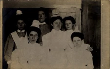 RPPC real photo ~ nurses~ one with picklepuss