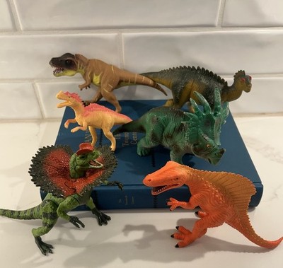 Dinosaur Mixed Lot of 6 Figures From 2000s - Jurassic Park, K&M, HR, Unmarked
