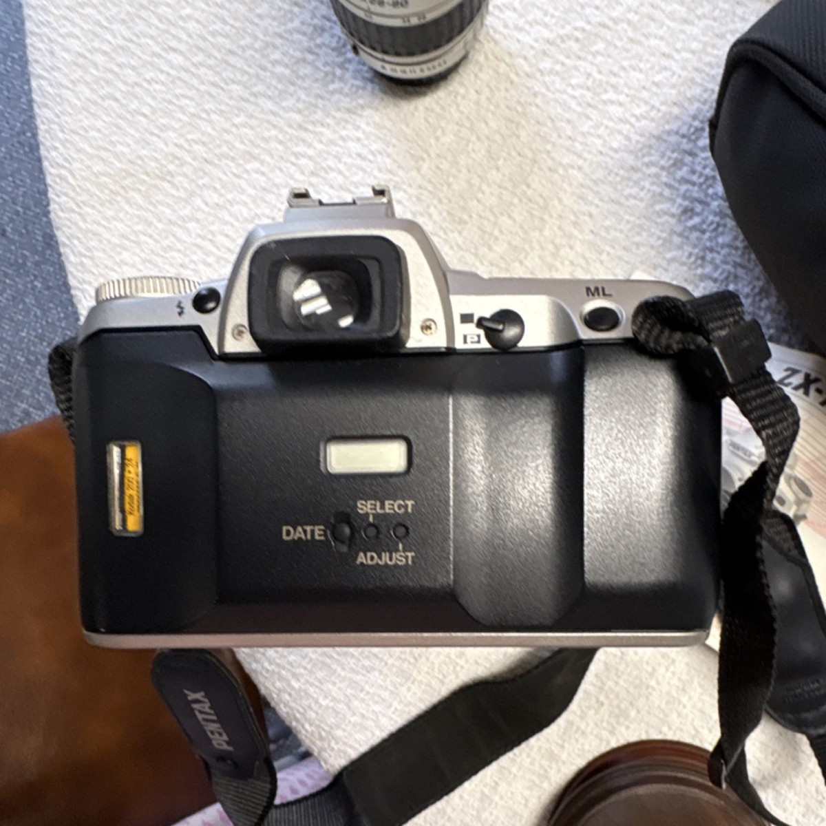 PENTAX ZX-7 35mm SLR Film Camera w/ 80-320mm & 28-80mm Lenses