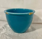 Vintage Fiestaware Turquoise Nesting Mixing Bowl #1 w/Flaws