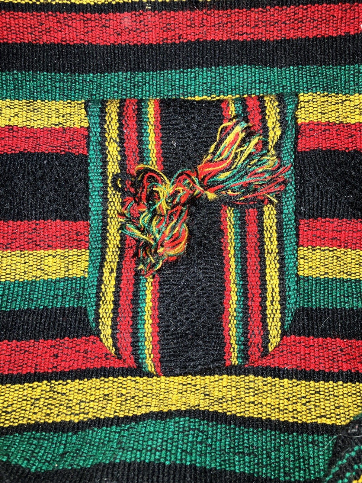 Backpack Multicolor Aztec Mexican Drawstring Boho… - image 5