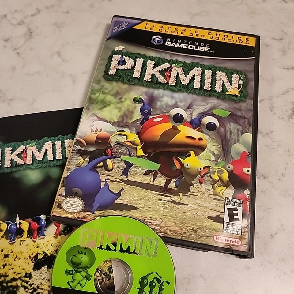 Pikmin (Nintendo GameCube, 2001) Complete CIB W/ Inserts - Image 3 of 4