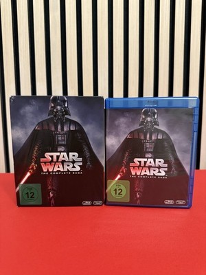 Star Wars The Complete Saga Blu-ray 9 Discs Deutsch FSK 12 Guter Zustand Top !