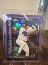 2025 Topps Pro Debut Chrome - Spencer Nivens #PDC-72 Purple Refractor RC /125