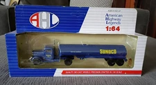 AHL 8" Diecast Peterbilt 260 Tractor & Tanker SUNOCO