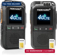 Unlimited Range Rapid Walkie Talkies 6000 Miles,4G LTE Long Range PoC with SI...