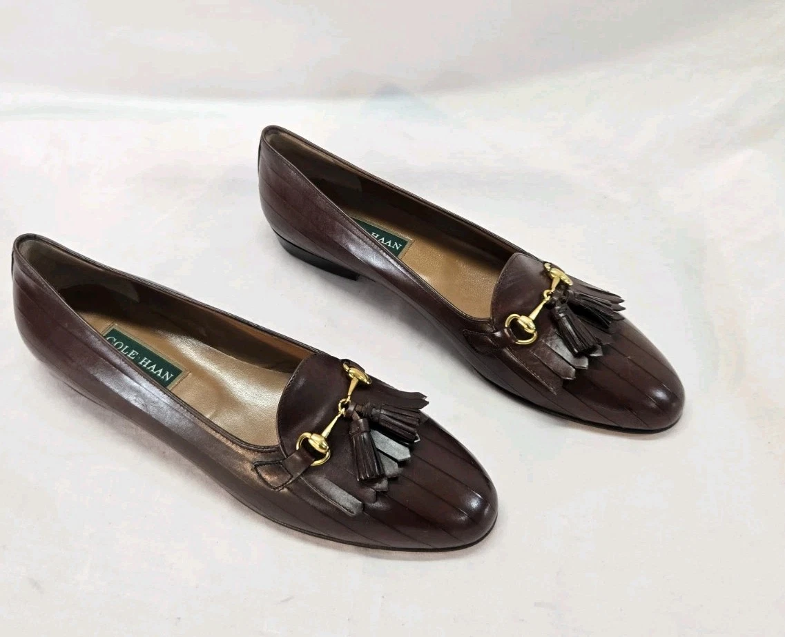 Cole Haan Country Tassel Loafers Black Leather 9.5AA Cole Haan Women main image 3