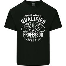 Camiseta de algodón ligero A Qualified Professor Looks Like para hombre