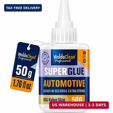 WoldoClean Super Glue for Car 50g Automotive Adhesive - Emblem Bumper Trim