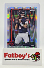 2025 Topps Chrome Tyson Bagent Raywave Refractor Parallel Card