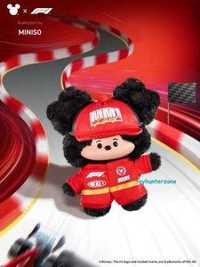 MINISO × Disney × F1 Mickey Mouse Speed Life Vinyl Plush Pendant Doll
