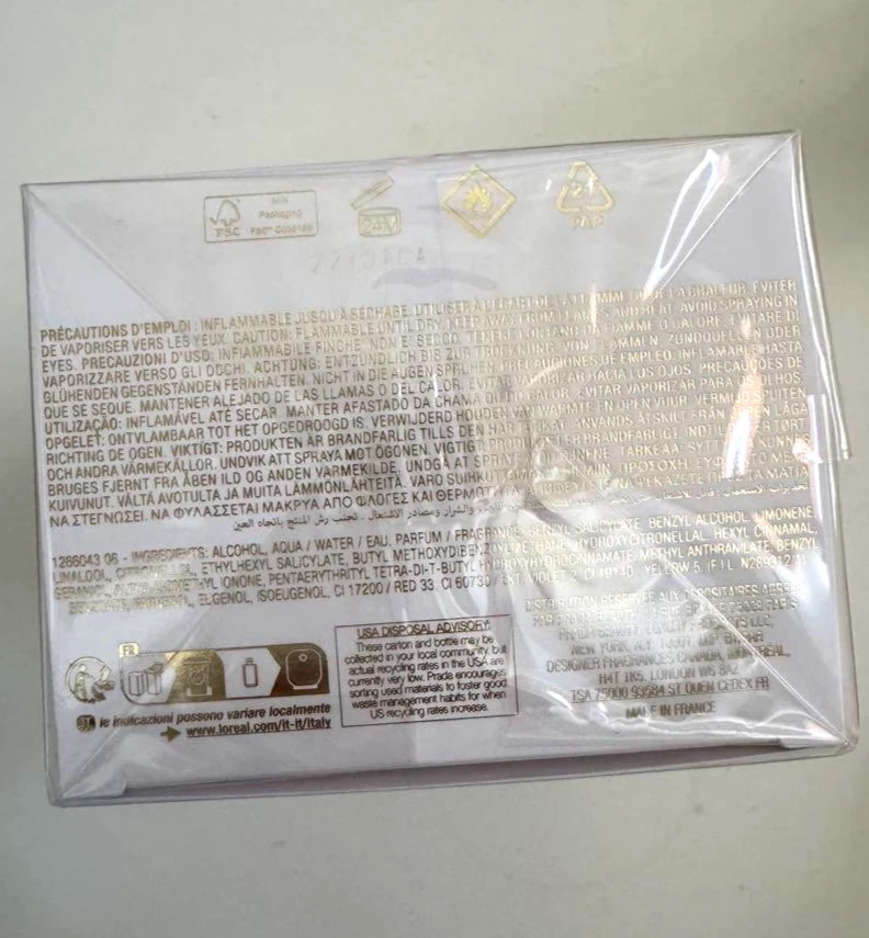 Prada La Femme L'eau Eau de Toilette para Mujer 100 ml/3,3 floz EDT Spray Sellado Foto 3 de 3