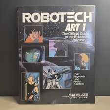 Coll/VTG: 1986 1st Ed./Print P.back Book  Robotech Art 1: The Official Guide 