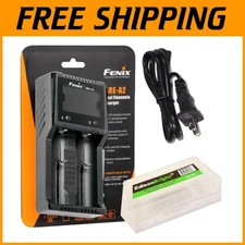 Efficient Smart Charger for Multiple Battery Types with LCD & Safety Features