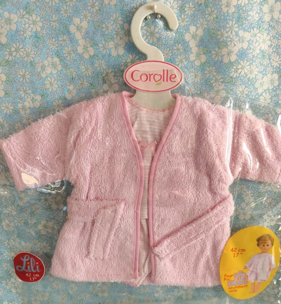 Habillage Corolle poupée Lili 42 cm vêtement poupon vintage 2005 neuf blister