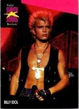 1991 Pro Set Musicards - Music Stars - Billy Idol