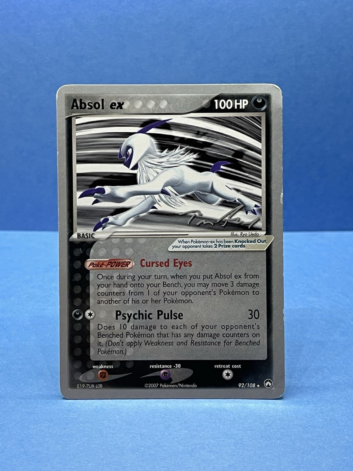 Absol EX 2007 Tom Roos World Championship 92/108 Deck Pokémon TCG MP