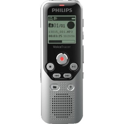 Philips VoiceTracer DVT1250 Audiorecorder Dunkel Silber und Schwarz 1.3 Zoll