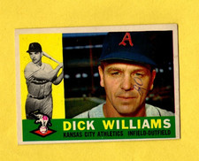 1960 Topps Dick Williams #188 Kansas City Athletics EX/MINT Marked Front 1960 Topps Dick Williams #188 Kansas City Athletics EX/MINT Marked Front