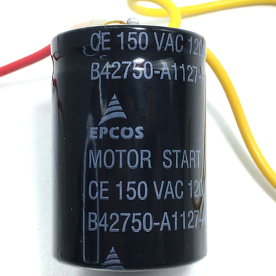 Motor Start Capacitor EPCOS CE 150 VAC 120uF B42750-A1127-A for