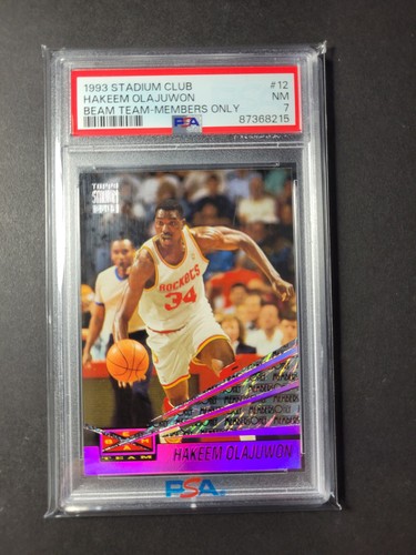 Hakeem Olajuwon [Members Only] #12 1993 Stadium Club Beam Team card