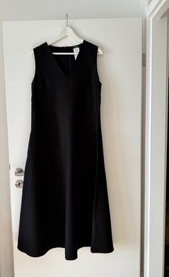 Max Mara Weekend Kleid Egoista schwarz Viscose/Leinen Gr. 40  neu