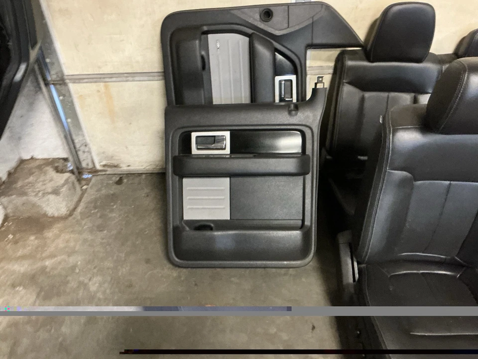 2011-2014 FORD F150 FX4 CREW CAB FRONT & REAR LEATHER SEATS HEATED COOLED - Image 2 of 4