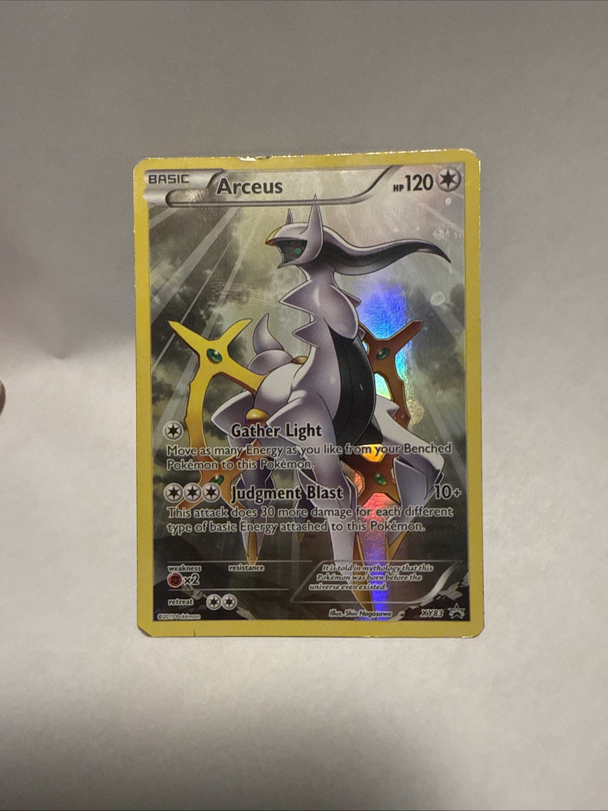 Arceus XY83 Holo XY Promos Pokémon Card MP Lightly To Moderately Played