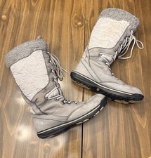 LL Bean Primaloft 200 Gram Winter Boots Women s 9 US Gray Insulated Tek 2.5